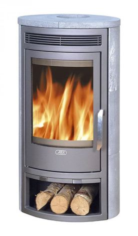 Печь-камин ABX Arktis 4, серая сталь тальк с верхней плитой в Хабаровске